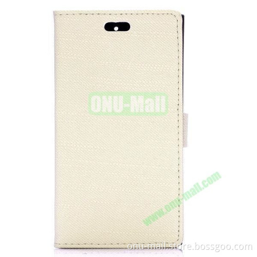 Cloth Texture Flip Stand Leather case for blackberry z3 with Magnetic
